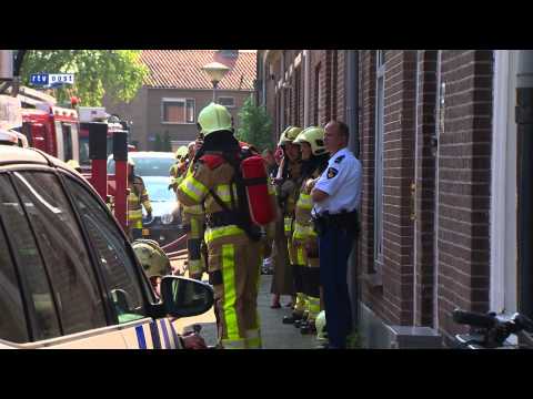 Zolderbrand in woning aan Diezerhoven in Zwolle