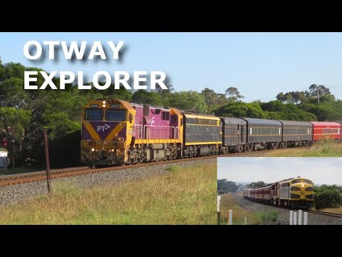 V/Line N Class Leads a Heritage Train! Steamrail Victorias Otway Explorer 2022 | S313 N458