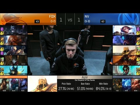 FOX vs NV Game 3 Highlights - ECHO FOX vs TEAM ENVY NA LCS Week 5 Summer 2016