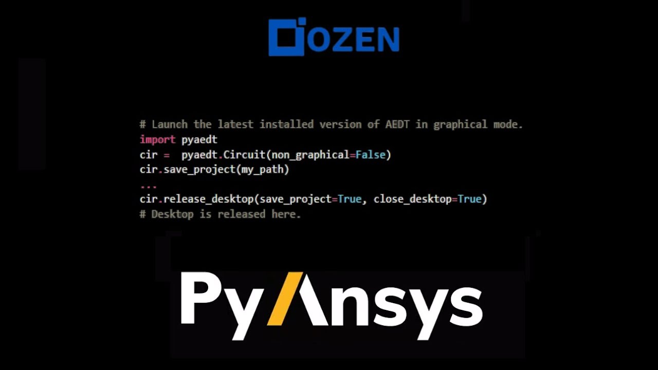 PyAEDT Python automation tutorial