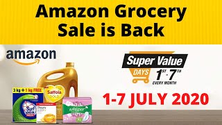 Amazon Super Value Day Sale - Amazon Grocery Sale July 2020 [Full Details of Deals & offers]