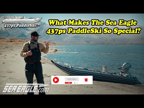 Sea Eagles New Portable, Packable, Inflatable, 437 PaddleSki™, Big Fish, and Pyramid Lake!