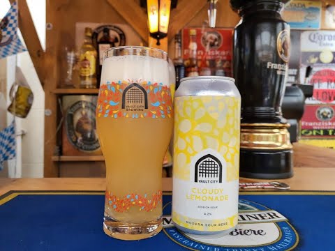 Vault City Cloudy Lemonade Sour Beer 4.2% ABV Modern Sour Beer