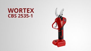 Li-ion Cordless Secateurs CBS 2535-1 ALL1 XLT WORTEX