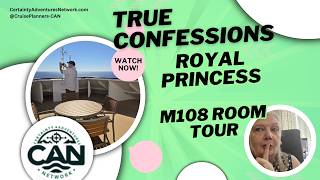 Royal Princess Cabin M108 Room Tour | Mini Suite? Honest Review & Full Walkthrough 🚢