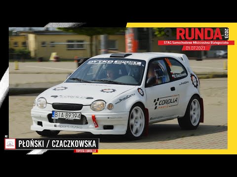 Płoński Czaczkowska #toyotacorolla - 3 runda SMB 2023