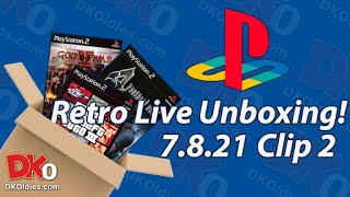 Retro Live Unboxing Clip #2 - Playstation 2, God of War, GTA and more