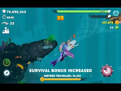 HUNGRY SHARK EVELUTION LIVE EVENT PLAYING WITH THE ABYSSAURUS SHARK