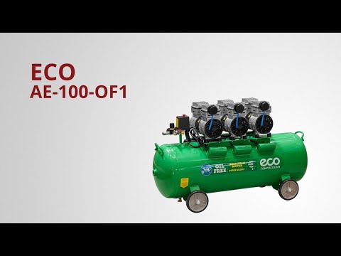 фото компрессор eco ae-50-of1 безмасляный 280 л/мин, 8 атм, коаксиальный, ресив. 50 л, 220 в, 1,6 квт еко 0