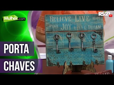 Aprenda a fazer Porta chaves love | Mulher.com | 25/09/2015 | Cleo Squarizi | Parte 1| @RedeSeculo21