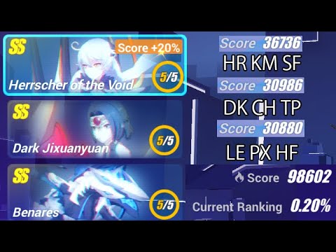 [HI3SEA] Memorial W19 - HoV 36736/30613; DXY 30986; Benares 30880 - Exalted