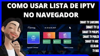 COMO USAR IPTV NO NAVEGADOR - LISTA BOA E BARATA SEM TRAVAS