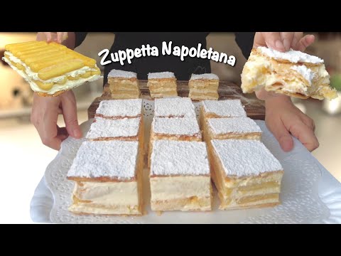 ZUPPETTA NAPOLETANA veloce con Pasta sfoglia Savoiardi e Crema 🍰