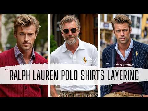 Wie Männer über 40 Ralph Lauren Polohemden im Jahr 2026 mit cleverem Lagenlook stylen