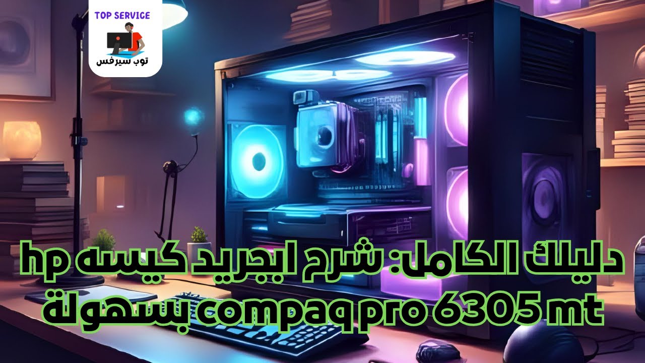 غلاف فيديو دليلك الكامل: شرح ابجريد كيسه hp compaq pro 6305 mt بسهولة