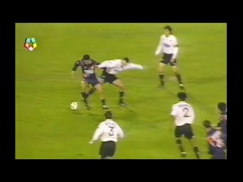 Valencia 3 - Rayo Vallecano 0. Temporada 1995/96.