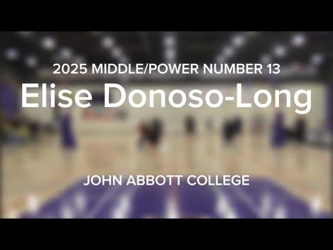 Elise Donoso-Long 2025 Middle/Power