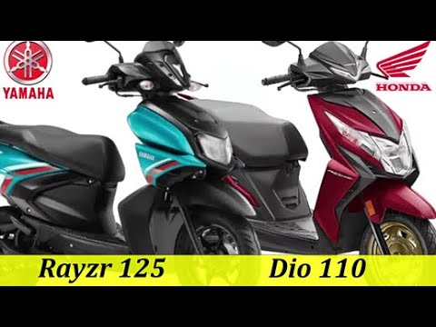 Yamaha Rayzr 125 vs Honda Dio | Difference Between Honda Dio And Yamaha Rayzr 125 | @RajuSNair
