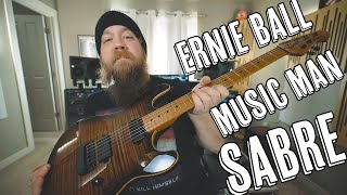 Video thumbnail for Ernie Ball Music Man Sabre - Demo by Riffs, Beards & Gear
