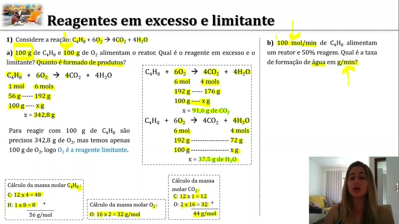 Capítulo 3 - Balanços de massa com reação química - Parte 1