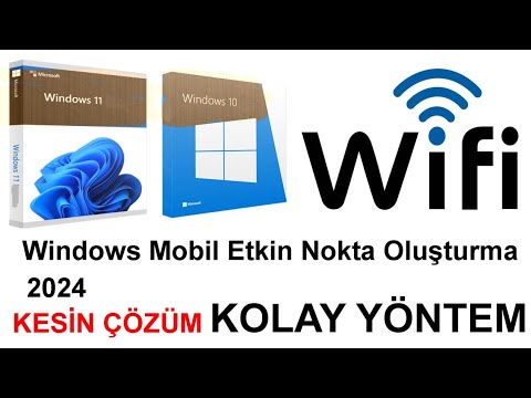Windows 10/ 11 Mobil Etkin Nokta oluşturma yazılımı