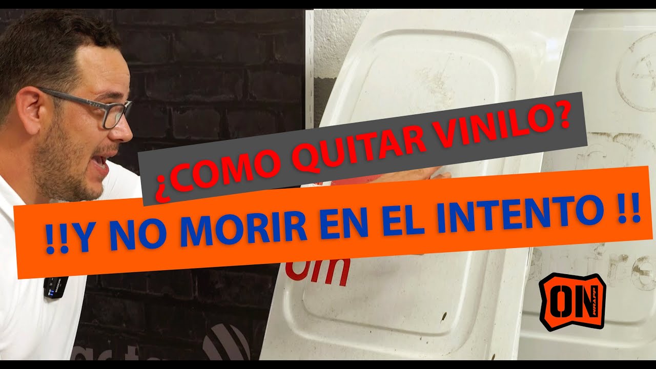 TODO LO QUE DEBES SABER PARA QUITAR VINILOS SOBRE CUALQUIER SUPERFICIE.