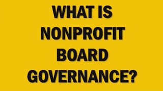 What Is Board Governance?