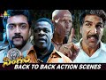 Suriya Back To Back Powerful Action Scenes Singam Mukesh Rishi Telugu Latest Action Scenes