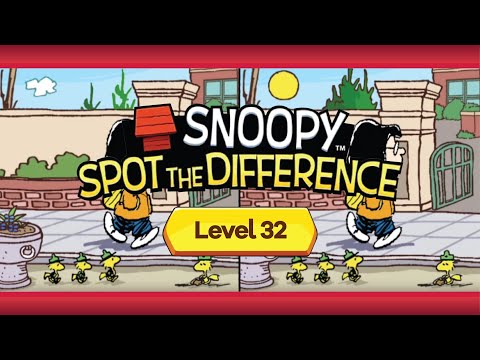Snoopy Spot the Difference | Episode 2 | Level 32 | Normal