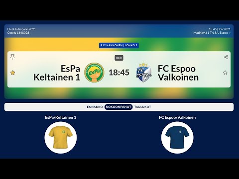 EsPa/Keltainen 1 -  FC Espoo/Valkoinen kooste