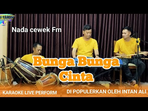 Bunga bunga cinta karaoke - Intan ali Nada cewek versi dangdut koplo 