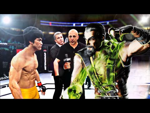 Bruce Lee vs  Shang Tsung( EA Sports UFC 4 ) wwe mma