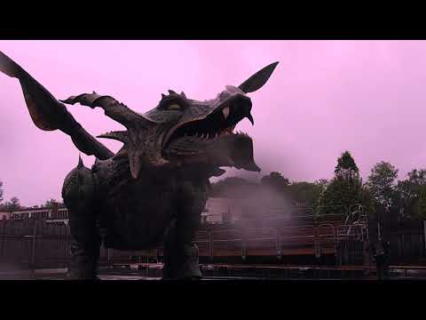 Der Drache speit wieder Feuer in Furth im Wald