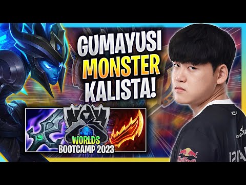 GUMAYUSI IS A MONSTER WITH KALISTA! - T1 Gumayusi Plays Kalista ADC vs Jinx! | Bootcamp 2023