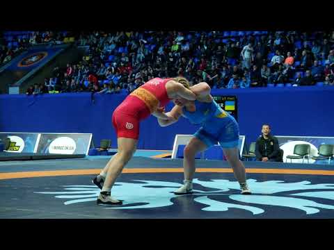 1/2 Final WW 76 kg ALLA BELINSKA (UKR) - ROMANA VOVCHAK (UKR)