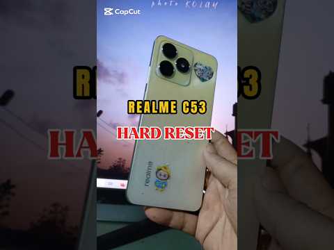 REALME C53 (RMX3760) Hard Reset / All Realme Reset Userlock #foryou #shorts #userlock #hardreset