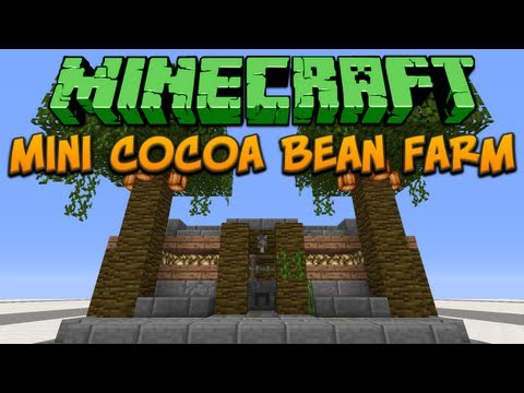 Minecraft: Mini Cocoa Bean Farm Tutorial Minecraft Project
