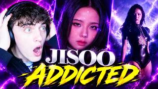 Download lagu IM SO ADDICTED! | JISOO - ADDICTED ( MV) | REACTION! mp3