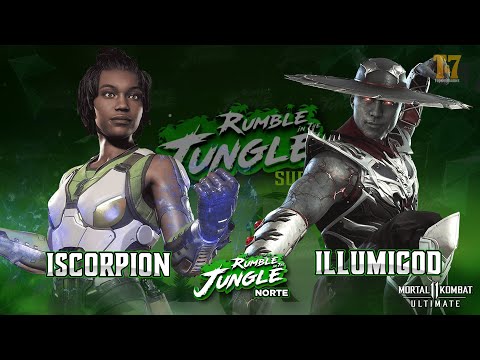 ILLUMINATI VS ISCORPION  - PELEA EPICA LOS MEJORES DE MEXICO - Rumble In The Jungle Norte - MK11
