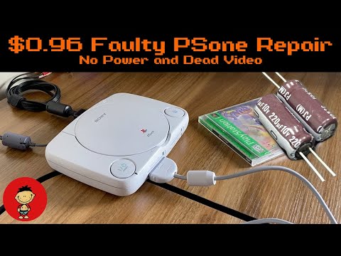 $0,96 Defekte PSone-Reparatur - Retro-Konsolen-Restaurierung