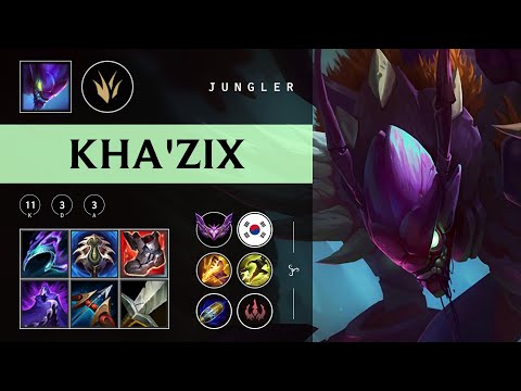 Kha'Zix Jungle vs Talon - KR Master Patch 25.24