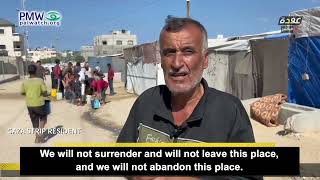 Gazan Resident Interview