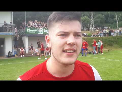 Hendrik Thul, Angreifer des FSV Salmrohr, nach dem 4:5 bei der SG Hochwald Zerf