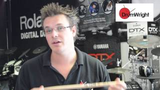 Video thumbnail for DrumWright Quick Guide to Vic Firth Steve Jordan Signature Sticks by Drum Wright