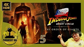 Indiana Jones and the Great Circle - The Order of Giants | #5 Český gameplay DLC z PC | CZ 4K60 HDR