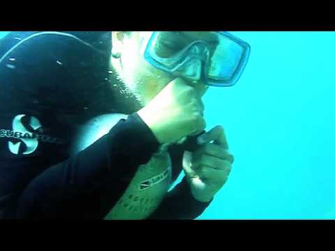 Rica's Preparation for NAUI MSD - Bare Tank Diving drill