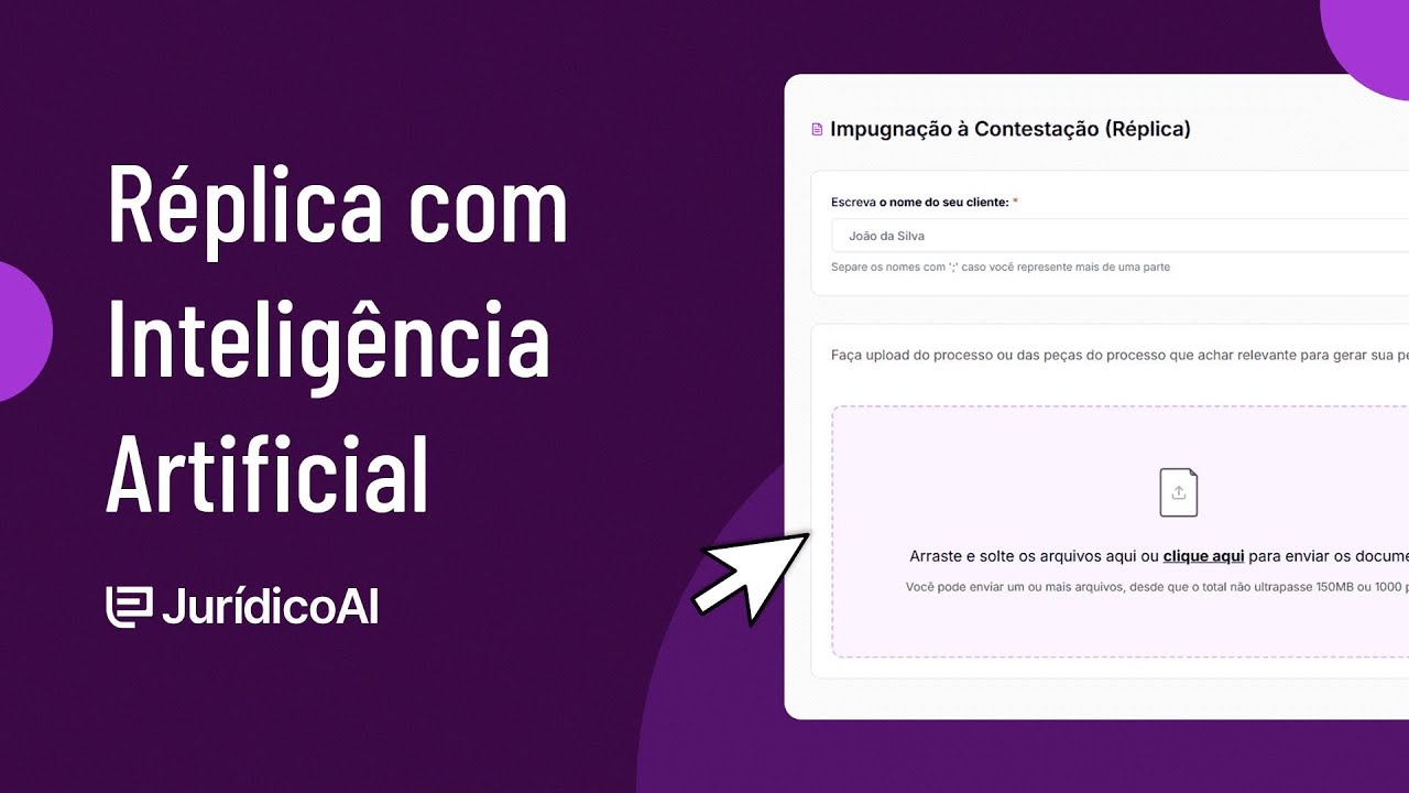 Crie uma Réplica Usando Inteligência Artificial - Jurídico AI
