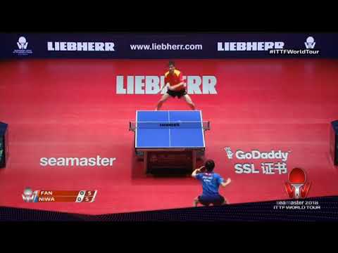 Fan Zhendong (China)  Vs Koki Niwa (Japan)