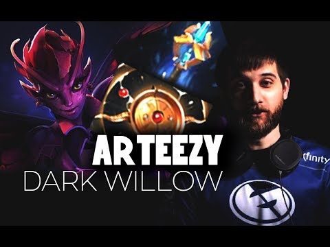 Arteezy Dark Willow Dota 2 7.07b - How To Use Dark Willow Skills Combo Dota 2 7.07b Dueling Fates