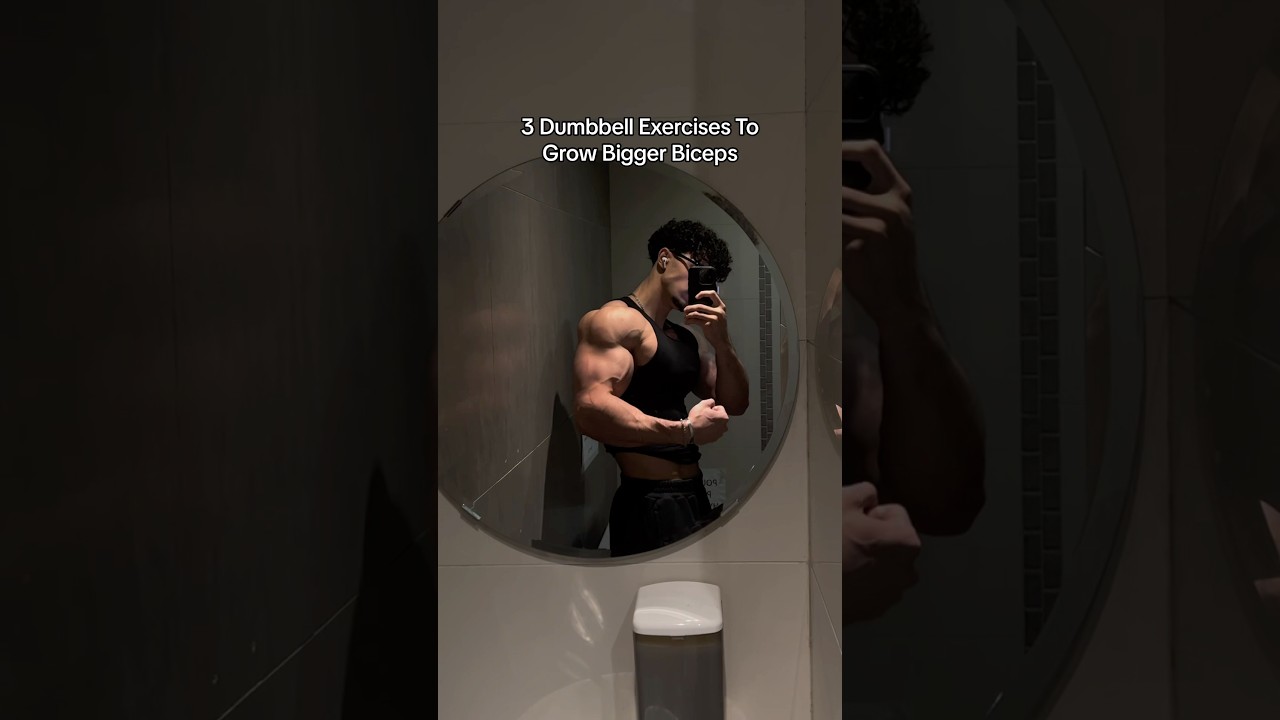 3 Dumbbell Exercises To Grow Bigger Biceps 🦾